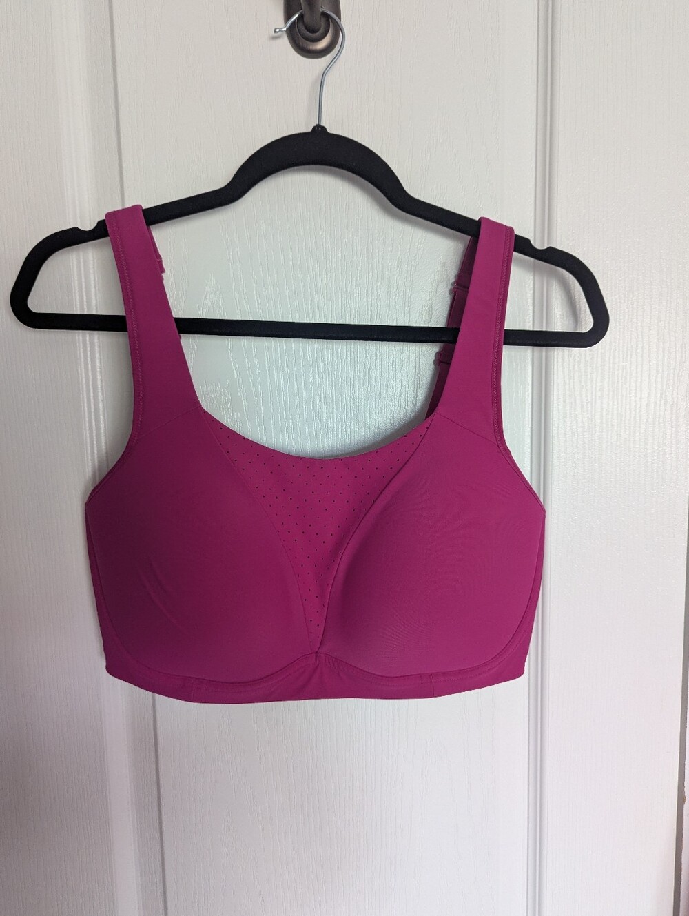 Lululemon Run Times Bra High Support 36G - Magenta Pink EUC